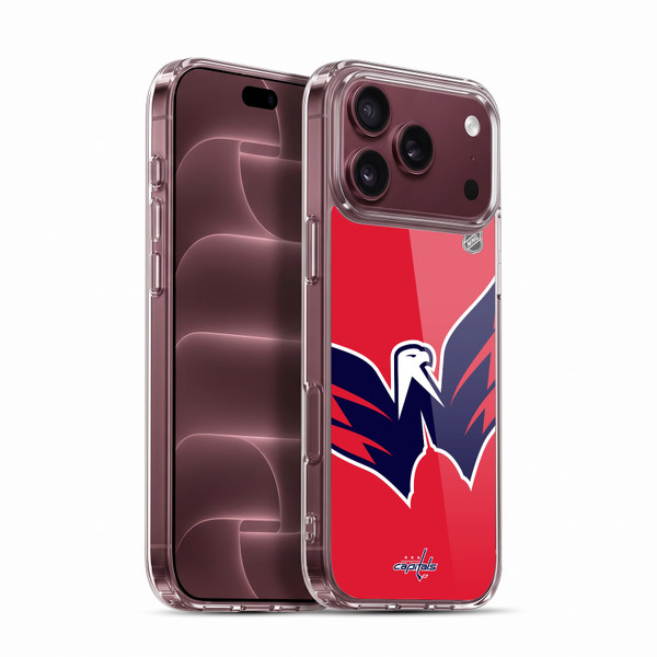 NHL Washington Capitals Oversized Soft Gel Case for Apple iPhone 18 Pro Max