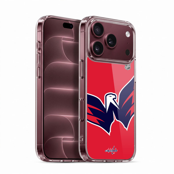NHL Washington Capitals Oversized Soft Gel Case for Apple iPhone 18 Pro