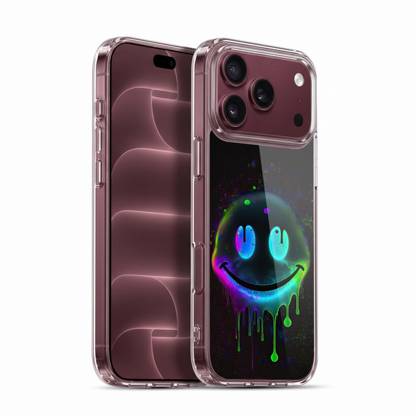 Wumples Cosmic Arts Drip Smiley Soft Gel Case for Apple iPhone 18 Pro Max