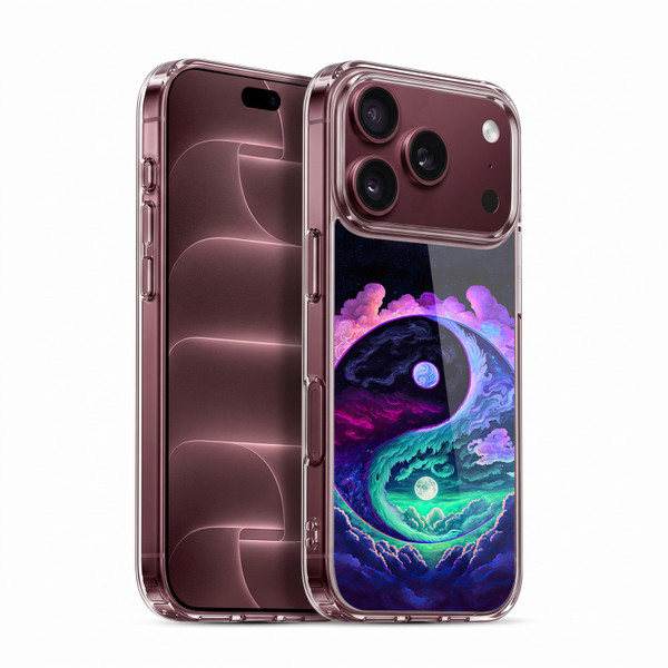 Wumples Cosmic Arts Clouded Yin Yang Soft Gel Case for Apple iPhone 18 Pro