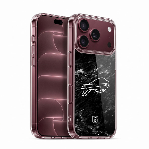 NFL Buffalo Bills Artwork Marble Soft Gel Case for Apple iPhone 18 Pro