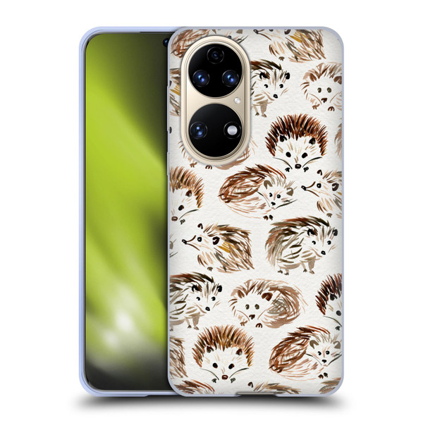 Cat Coquillette Animals Hedgehogs Soft Gel Case for Huawei P50