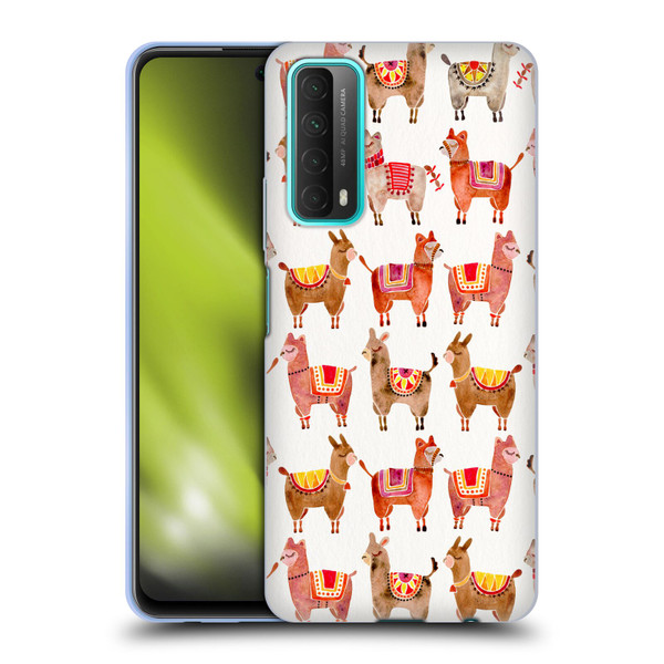 Cat Coquillette Animals Alpacas Soft Gel Case for Huawei P Smart (2021)