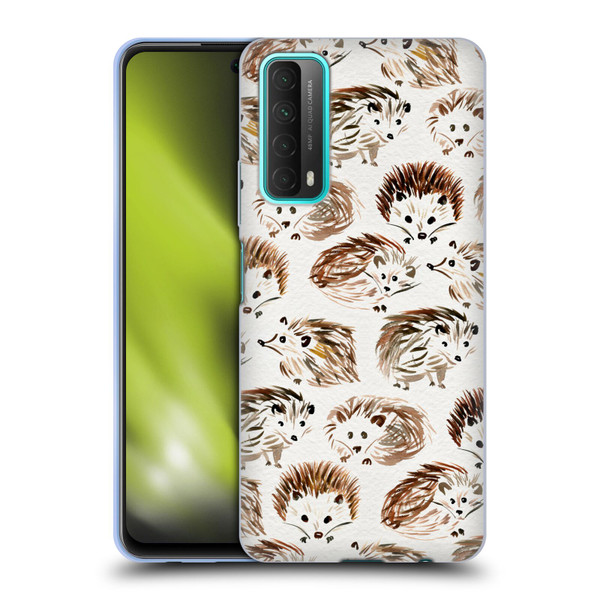 Cat Coquillette Animals Hedgehogs Soft Gel Case for Huawei P Smart (2021)