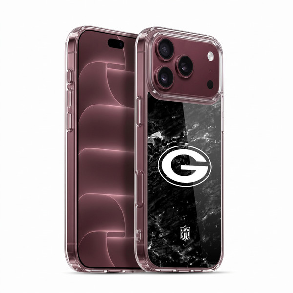 NFL Green Bay Packers Artwork Marble Soft Gel Case for Apple iPhone 18 Pro Max