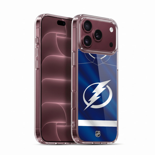 NHL Tampa Bay Lightning Jersey Soft Gel Case for Apple iPhone 18 Pro Max