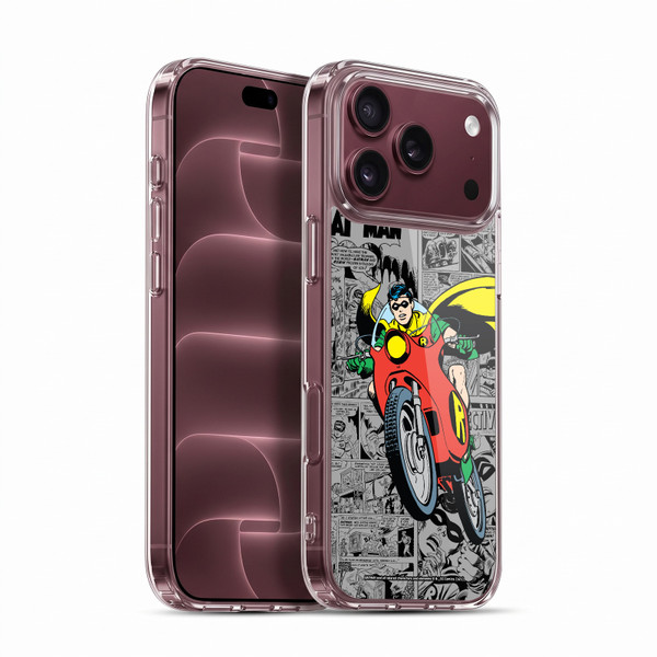 Batman DC Comics Robin Comic Book Collage Soft Gel Case for Apple iPhone 18 Pro Max