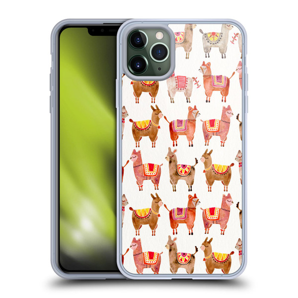 Cat Coquillette Animals Alpacas Soft Gel Case for Apple iPhone 11 Pro Max
