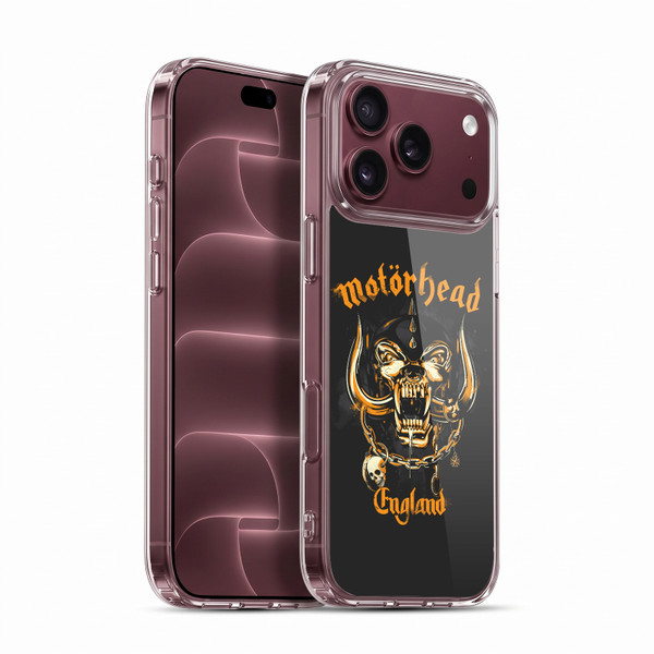 Motorhead Logo Warpig England Soft Gel Case for Apple iPhone 18 Pro Max
