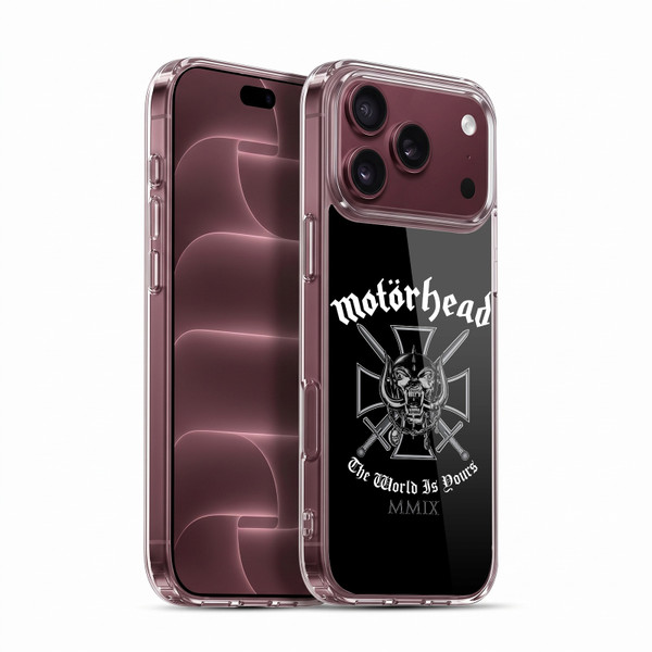 Motorhead Logo The World Is Yours Soft Gel Case for Apple iPhone 18 Pro Max