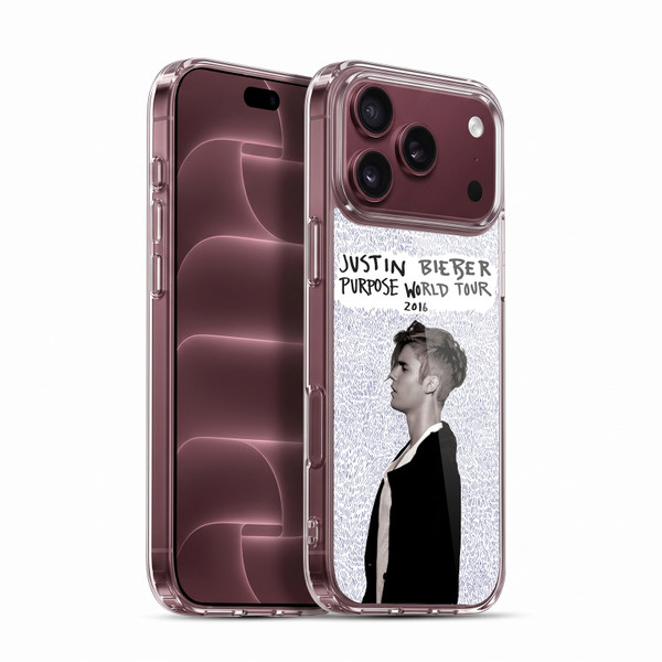 Justin Bieber Purpose World Tour 2016 Soft Gel Case for Apple iPhone 18 Pro Max