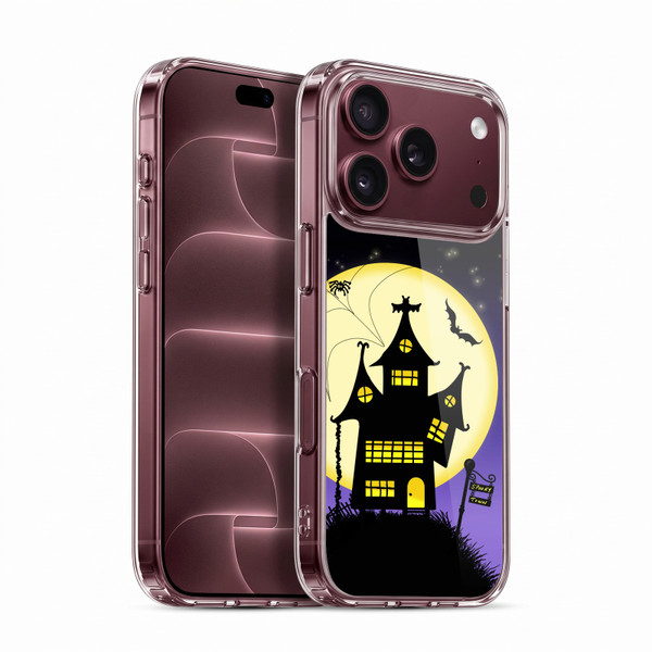 Simone Gatterwe Halloween Haunted House Soft Gel Case for Apple iPhone 18 Pro