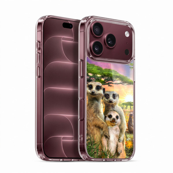 Aimee Stewart Animals Meerkats Soft Gel Case for Apple iPhone 18 Pro