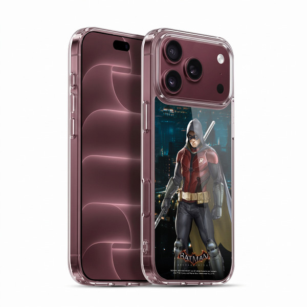 Batman Arkham Knight Characters Red Robin Soft Gel Case for Apple iPhone 18 Pro Max
