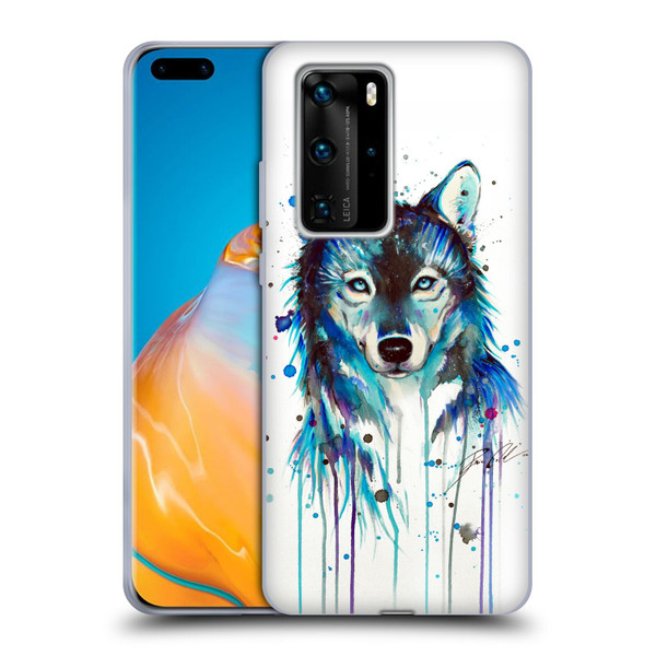 Pixie Cold Animals Ice Wolf Soft Gel Case for Huawei P40 Pro / P40 Pro Plus 5G