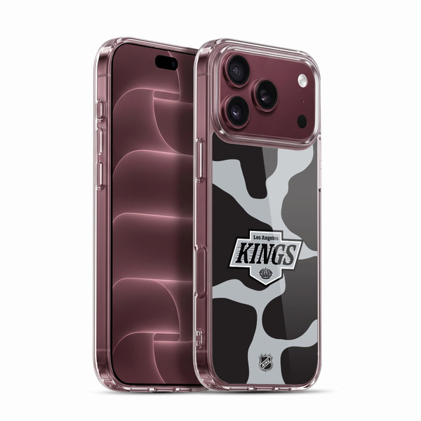 NHL Los Angeles Kings Cow Pattern Soft Gel Case for Apple iPhone 18 Pro Max