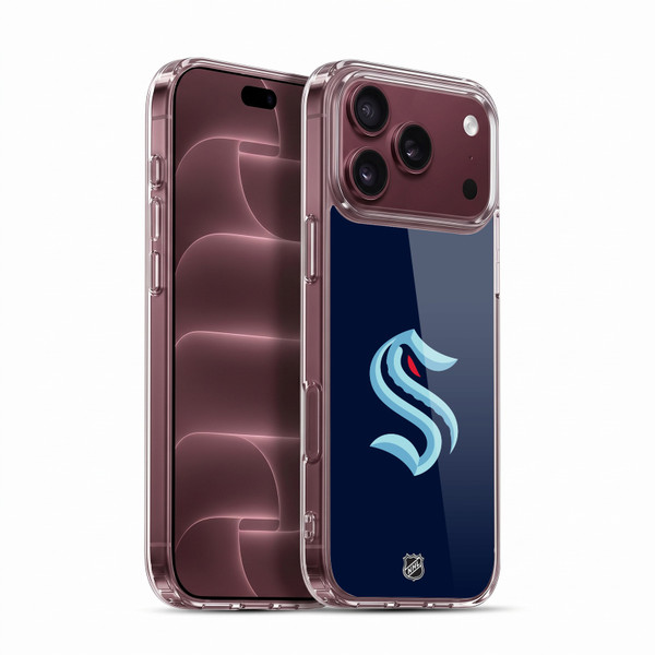 NHL Seattle Kraken Plain Soft Gel Case for Apple iPhone 18 Pro Max