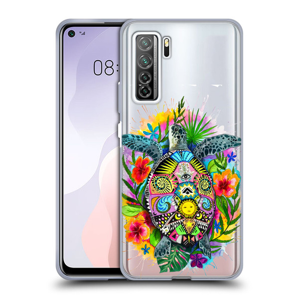 Pixie Cold Animals Turtle Life Soft Gel Case for Huawei Nova 7 SE/P40 Lite 5G