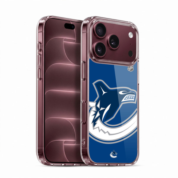 NHL Vancouver Canucks Oversized Soft Gel Case for Apple iPhone 18 Pro