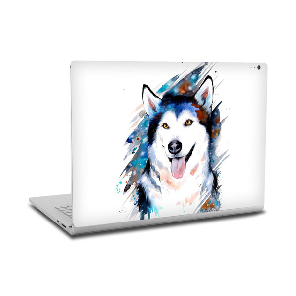 Pixie Cold Animals Husky Vinyl Sticker Skin Decal Cover for Microsoft Surface Book 2