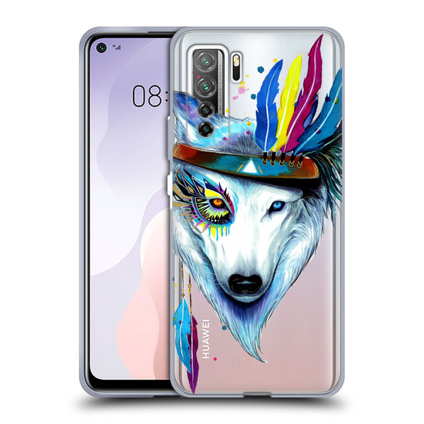 Pixie Cold Animals Warrior Soft Gel Case for Huawei Nova 7 SE/P40 Lite 5G
