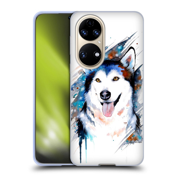Pixie Cold Animals Husky Soft Gel Case for Huawei P50