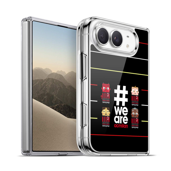 AC Milan Crest Stripes 3 Soft Gel Case for Apple iPhone Duo