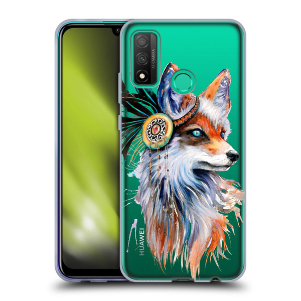Pixie Cold Animals Fox Soft Gel Case for Huawei P Smart (2020)