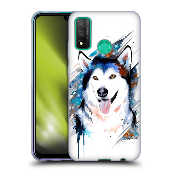 Pixie Cold Animals Husky Soft Gel Case for Huawei P Smart (2020)