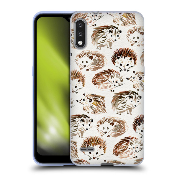 Cat Coquillette Animals Hedgehogs Soft Gel Case for LG K22