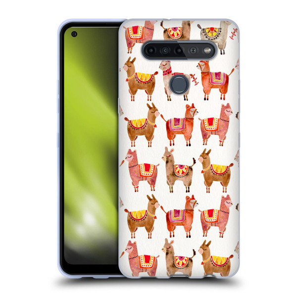 Cat Coquillette Animals Alpacas Soft Gel Case for LG K51S