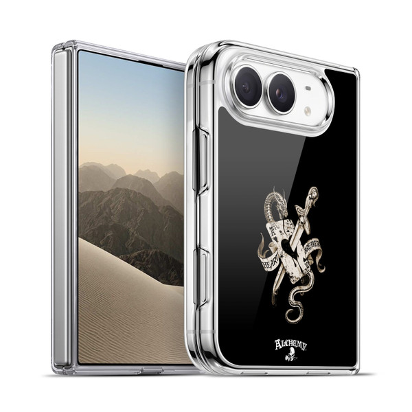 Alchemy Gothic Illustration Heart Breaker Soft Gel Case for Apple iPhone Duo