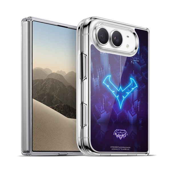 Gotham Knights Character Art Nightwing Soft Gel Case for Apple iPhone Duo