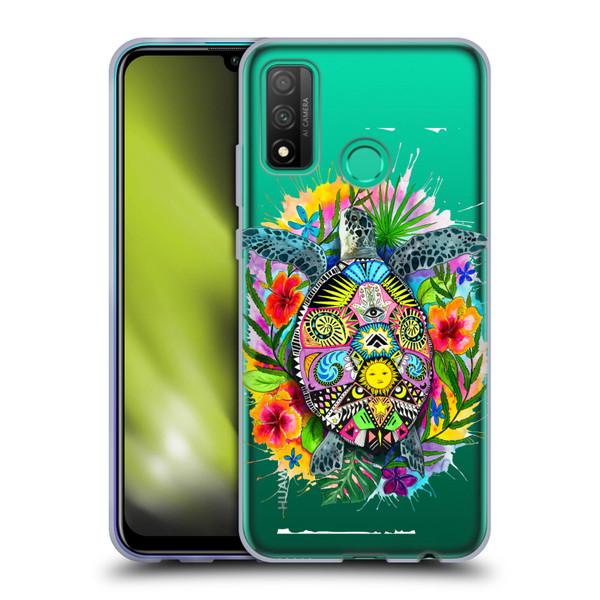 Pixie Cold Animals Turtle Life Soft Gel Case for Huawei P Smart (2020)