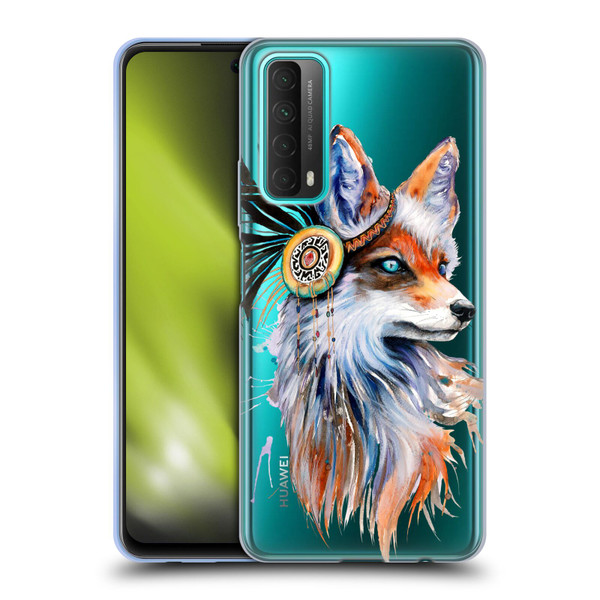 Pixie Cold Animals Fox Soft Gel Case for Huawei P Smart (2021)