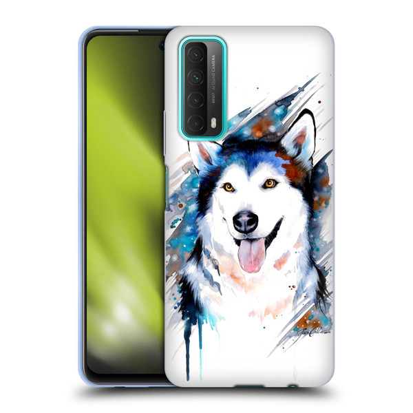 Pixie Cold Animals Husky Soft Gel Case for Huawei P Smart (2021)