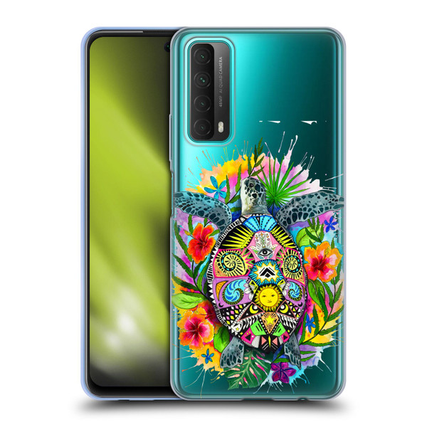 Pixie Cold Animals Turtle Life Soft Gel Case for Huawei P Smart (2021)