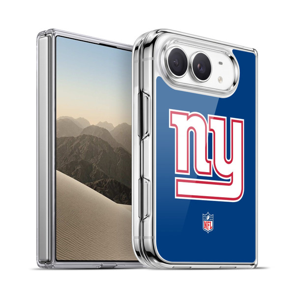 NFL New York Giants Logo Plain Soft Gel Case for Apple iPhone Duo