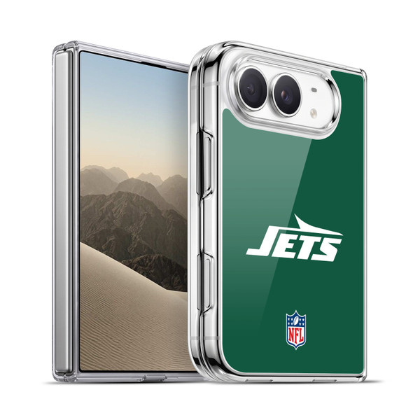 NFL New York Jets Logo Plain Soft Gel Case for Apple iPhone Duo