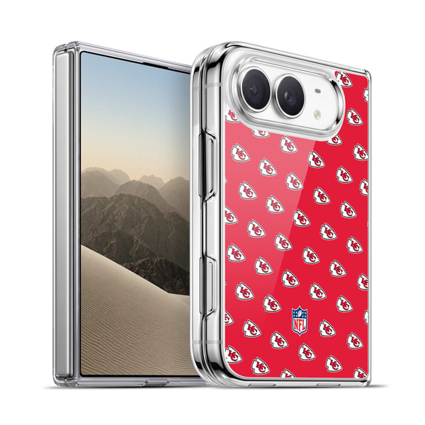 NFL Kansas City Chiefs Artwork Patterns Soft Gel Case for Apple iPhone Duo