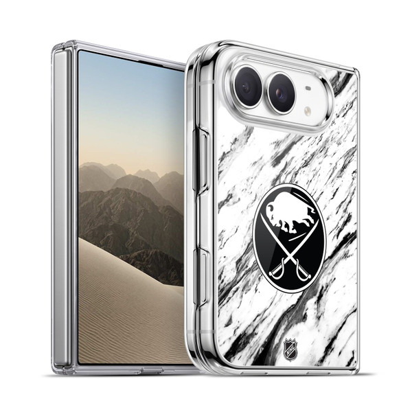 NHL Buffalo Sabres Marble Soft Gel Case for Apple iPhone Duo