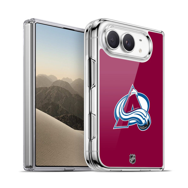 NHL Colorado Avalanche Plain Soft Gel Case for Apple iPhone Duo