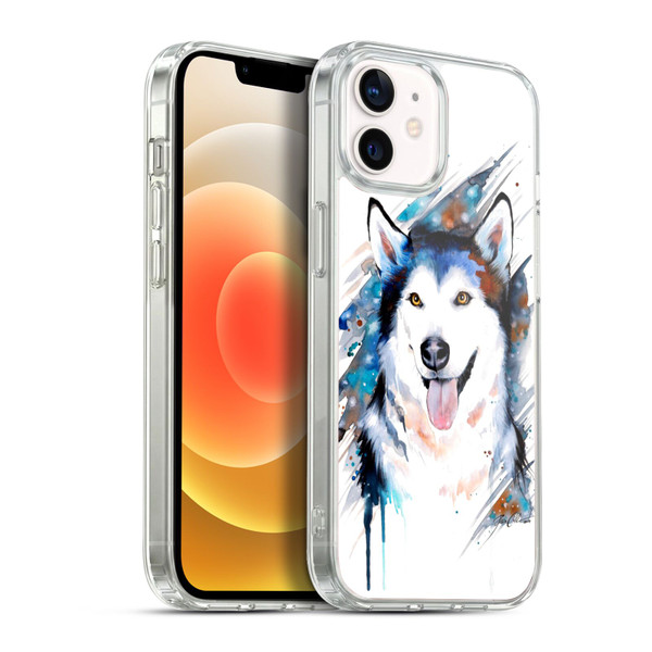 Pixie Cold Animals Husky Soft Gel Case for Apple iPhone 12 / iPhone 12 Pro & MagSafe