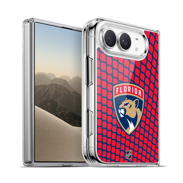 NHL Florida Panthers Net Pattern Soft Gel Case for Apple iPhone Duo