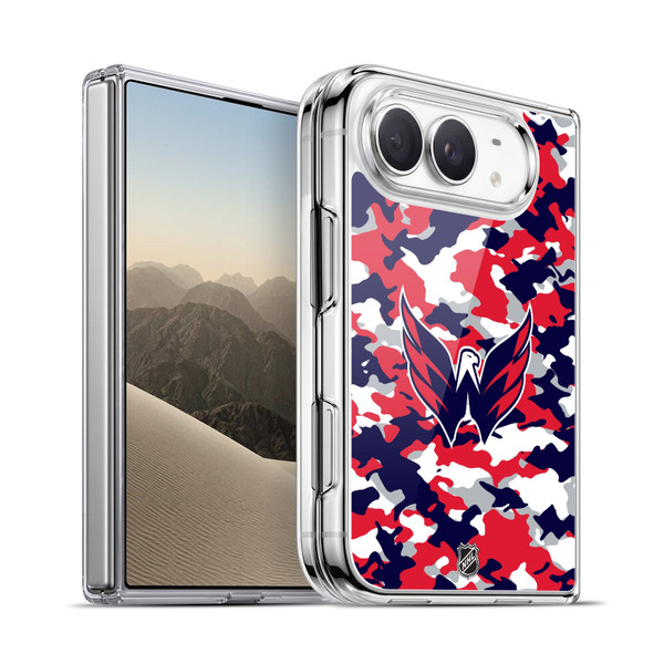 NHL Washington Capitals Camouflage Soft Gel Case for Apple iPhone Duo