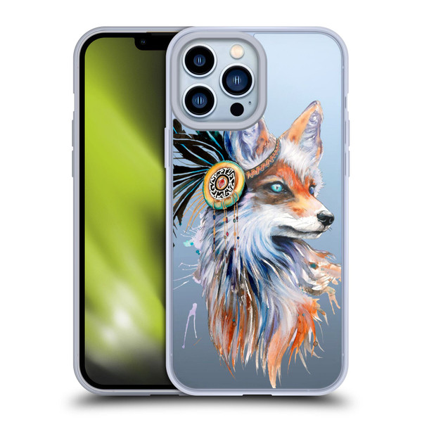 Pixie Cold Animals Fox Soft Gel Case for Apple iPhone 13 Pro Max & MagSafe