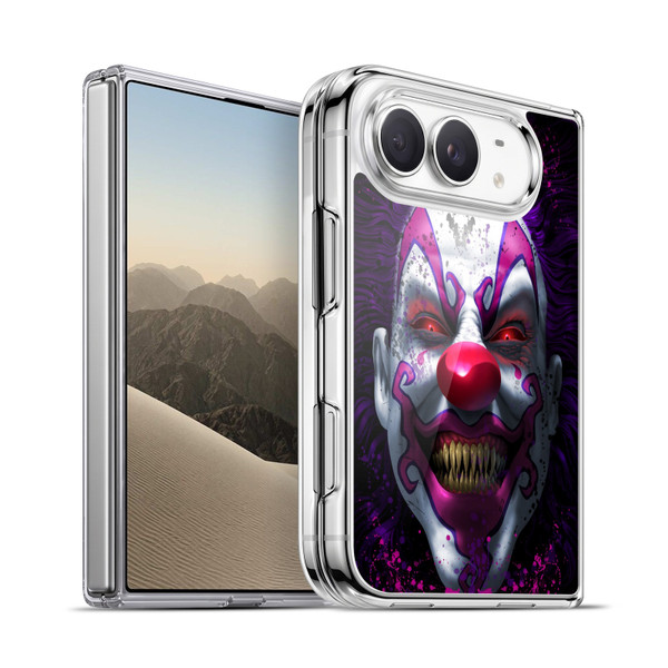 Tom Wood Horror Keep Smiling Clown Soft Gel Case for Apple iPhone Duo