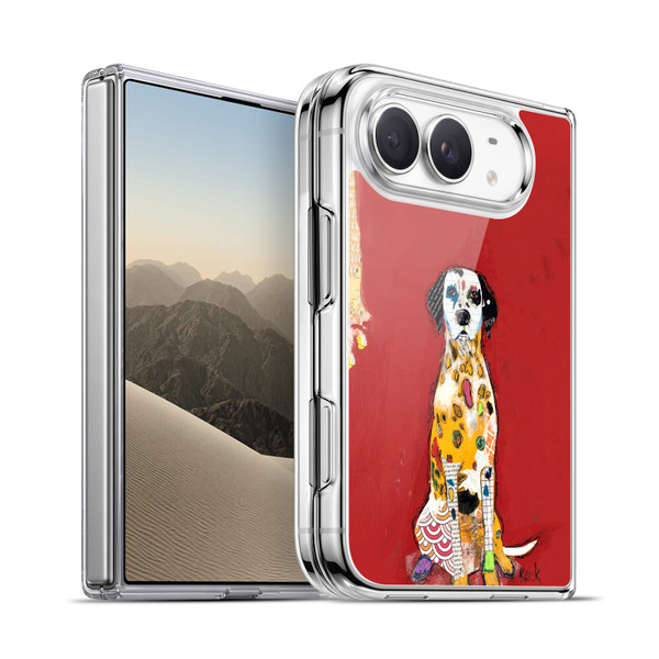 Michel Keck Dogs 2 Dalmatian Soft Gel Case for Apple iPhone Duo