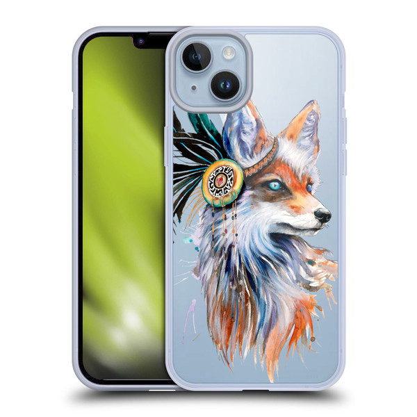 Pixie Cold Animals Fox Soft Gel Case for Apple iPhone 14 Plus