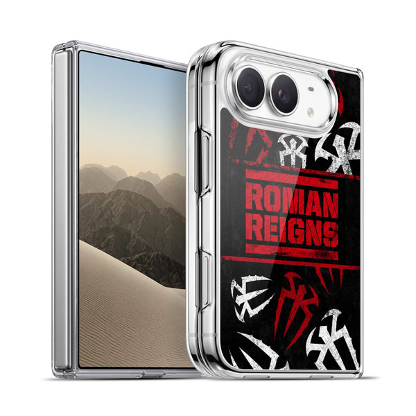 WWE Roman Reigns Logo Pattern Soft Gel Case for Apple iPhone Duo